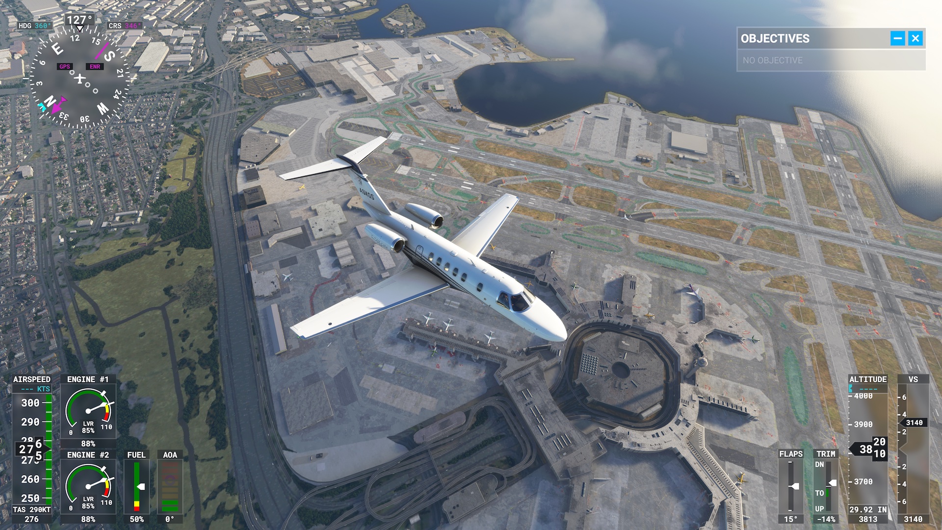 Novo Microsoft Flight Simulator inclui todos os aeroportos da Terra