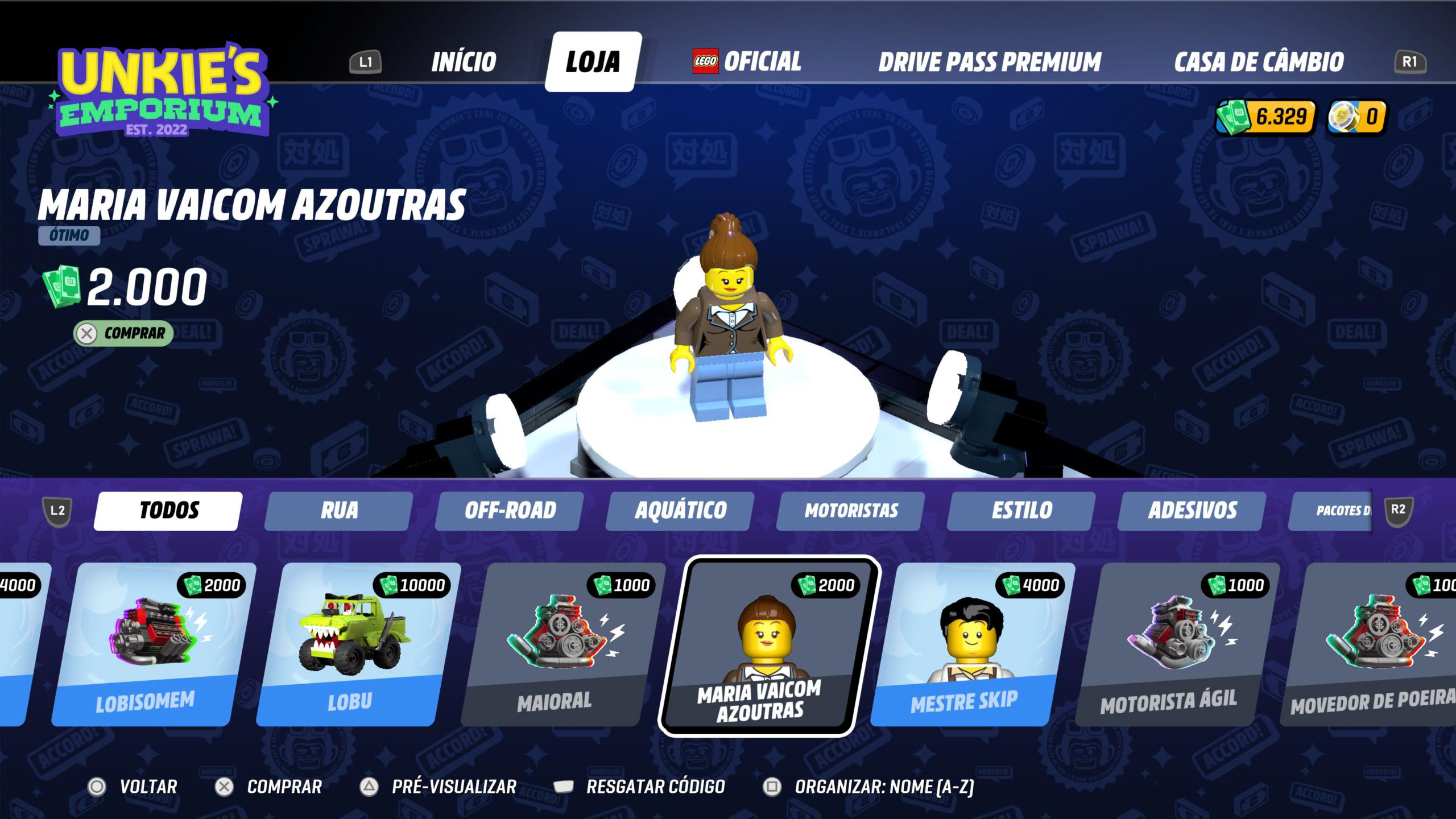 Jogo Lego 2K Drive PS4 - JHP STORE